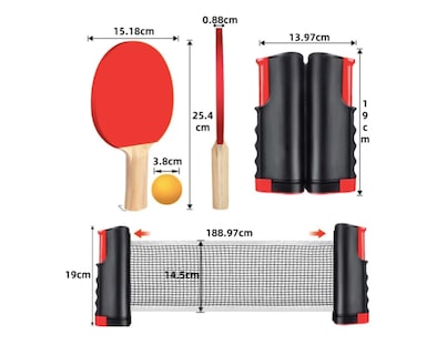 Foto 3 | Foto 3 | Juego de Ping Pong Portátil Xtellar con Red