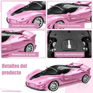 Foto 2 | Foto 2 | Juguetes Lab.g Carros De Control Remoto Recargable Para Niños Rosa