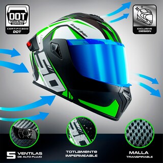 Foto 3 | Foto 3 | Casco Tekken Axs + Dispositivo De Audio Axs