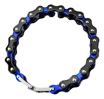 Foto 4 | Foto 4 | Pulsera Belug Cadena Biker Moto Para Hombre Negro