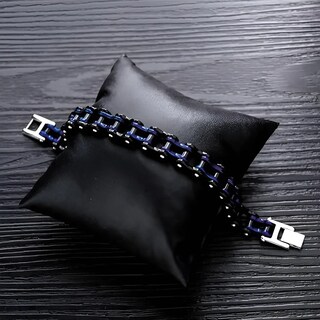 Foto 5 | Foto 5 | Pulsera Belug Cadena Biker Moto Para Hombre Negro