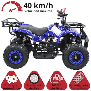 Foto 2 | Foto 2 | Cuatrimoto para Niños 49cc Joykoo Azul Spider