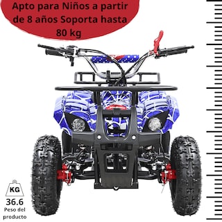 Foto 3 | Foto 3 | Cuatrimoto para Niños 49cc Joykoo Azul Spider