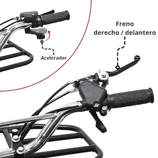 Foto 7 | Foto 7 | Cuatrimoto para Niños 49cc Joykoo Azul Spider