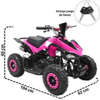 Foto 4 | Foto 4 | Cuatrimoto para Niños 49 cc Joykoo Rosa