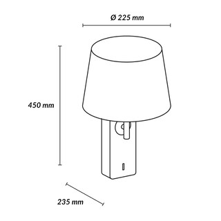 Foto 8 | Foto 8 | Luminario de Muro Estevez Aura E26 Pantalla Textil Negra