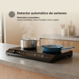 Foto 6 | Foto 6 | Parrilla Eléctrica De Inducción 2 Zonas De Cocción 127v Eurogar Eupiv2