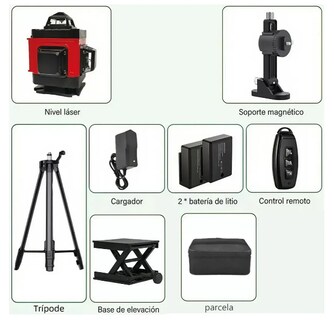 Foto 2 | Foto 2 | Nivel Láser Xtellar Automático 4d Vertical 360° 16 Hilos Con Soporte