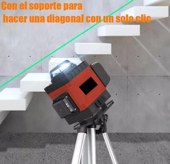 Foto 4 | Foto 4 | Nivel Láser Xtellar Automático 4d Vertical 360° 16 Hilos Con Soporte