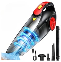 Aspiradora Inalámbrica De Mano Portátil Xtellar 1000ml 12kpa 240w 5 En 1 6000mah Con 2 Filtros