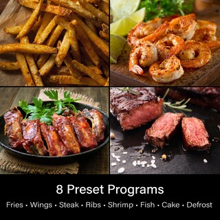 Foto 5 | Foto 5 | Freidora Deco Chef 5.8 Cuartos De Galón 8 En 1 Táctil Digital 120 V - Venta Internacional.