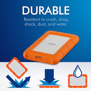 Foto 3 | Foto 3 | Disco Duro Externo Lacie Rugged Usb-c De 5 Tb Contra Golpes Polvo Y Lluvia - Venta Internacional.