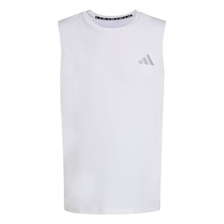 Foto 2 | Foto 2 | Playera sin Mangas de Running Adidas Adi365 Essentials Blanca para Hombre