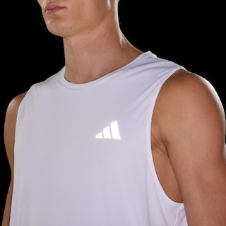 Foto 8 | Foto 8 | Playera sin Mangas de Running Adidas Adi365 Essentials Blanca para Hombre