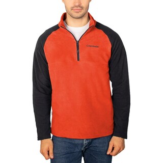 Foto 2 | Foto 2 | Sudadera De Fleece Para Hombre Con Bordado Greenlander Naranja