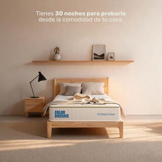 Foto 2 | Foto 2 | Colchón Individual Colordreams Memoryfoam Snow 18cm Caja