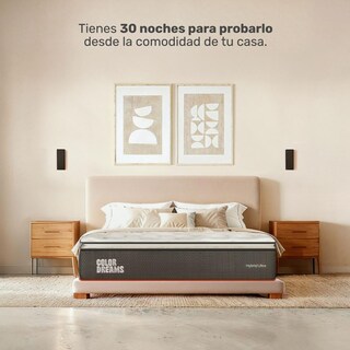 Foto 2 | Foto 2 | Colchón King Colordreams Híbrido 30cm Firme En Caja