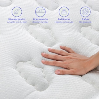 Foto 4 | Foto 4 | Colchón Matrimonial Colordreamshíbrido 30cm Firme En Caja