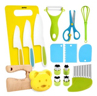 Foto 1 | Foto 1 | Juguetes Belug de Cuchillos Montessori 17 Piezas Multicolor