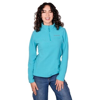 Foto 1 | Foto 1 | Sudadera Fleece Para Mujer De Medio Cierre Greenlander Azul