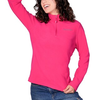 Foto 2 | Foto 2 | Sudadera Fleece Para Mujer De Medio Cierre Greenlander Rosa