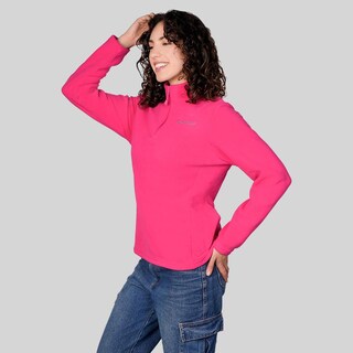 Foto 4 | Foto 4 | Sudadera Fleece Para Mujer De Medio Cierre Greenlander Rosa