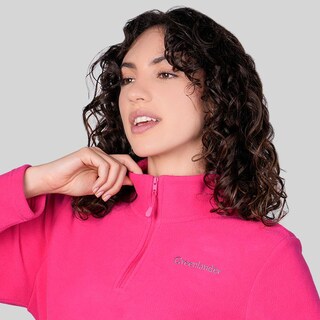 Foto 5 | Foto 5 | Sudadera Fleece Para Mujer De Medio Cierre Greenlander Rosa