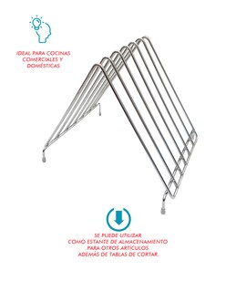 Foto 5 | Foto 5 | Soporte Organizador Mindejal Soporg Acero Inoxidable 6 Espacios
