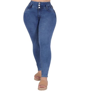 Foto 1 | Foto 1 | Jeans Colombianos Skinny Push-up Sea Brazil para Mujer