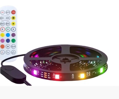 Foto 1 | Foto 1 | Led Para Tv Luces Modelo Negro