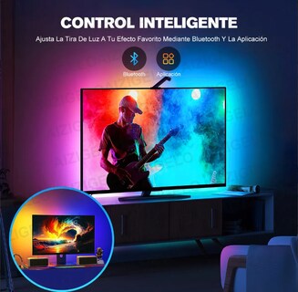 Foto 4 | Foto 4 | Led Para Tv Luces Modelo Negro