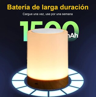 Foto 4 | Foto 4 | Lámpara De Noche 7 Colores Inteligente Modelo Amarillo
