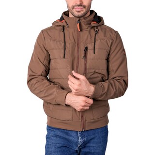 Foto 2 | Foto 2 | Chamarra Capitonada Para Hombre Con Gorro Desmontable Greenlander Cafe