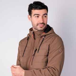 Foto 6 | Foto 6 | Chamarra Capitonada Para Hombre Con Gorro Desmontable Greenlander Cafe