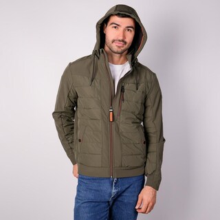 Foto 8 | Foto 8 | Chamarra Capitonada Para Hombre Con Gorro Desmontable Greenlander Verde