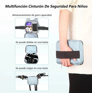 Foto 3 | Foto 3 | Cinturón De Seguridad Para Niños Para Motocicleta Ajustable Modelo Azul