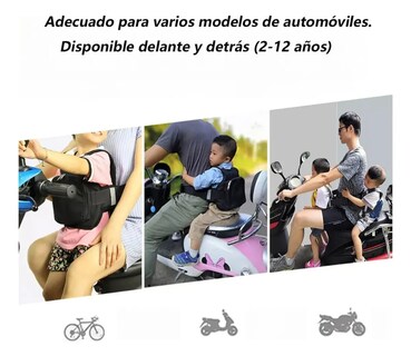 Foto 4 | Foto 4 | Cinturón De Seguridad Para Niños Para Motocicleta Ajustable Modelo Azul