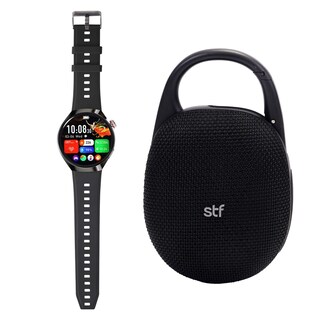 Foto 2 | Foto 2 | Kronos Attitude Pack Stf: Smartwatch Con Pantalla De 1.50 In + Bocina Portátil Ip67