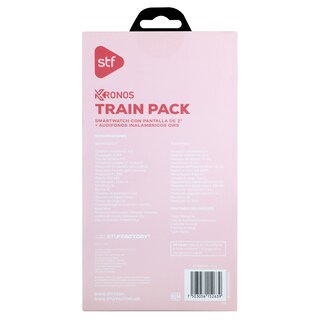 Foto 7 | Foto 7 | Kronos Train Pack Stf: Smartwatch 2'' + Audífonos Inalámbricos Ows Resistentes Al Agua Color Rosa