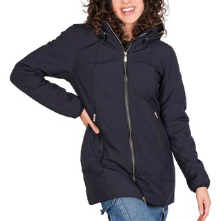 Foto 2 | Foto 2 | Chamarra Larga Para Mujer Con Capucha Desmontable Greenlander Negro