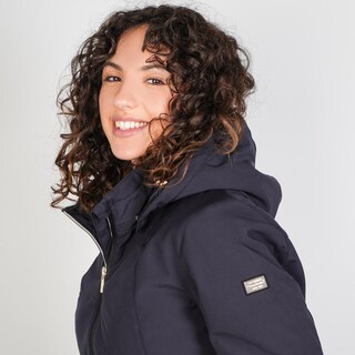 Foto 6 | Foto 6 | Chamarra Larga Para Mujer Con Capucha Desmontable Greenlander Negro