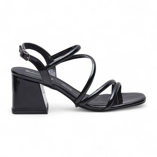 Foto 1 | Foto 1 | Sandalias De Tacon Golden Shoes 8715 Negro Dama