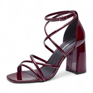 Foto 3 | Foto 3 | Sandalias De Tacon Golden Shoes 9818 Merlot Dama