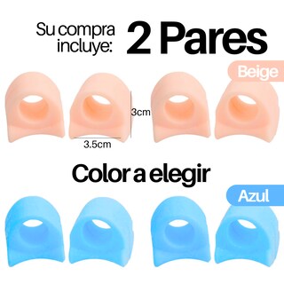 Foto 2 | Foto 2 | Corrector Separador Dedo Silicona Juanete Alivia Dolor 2 Par