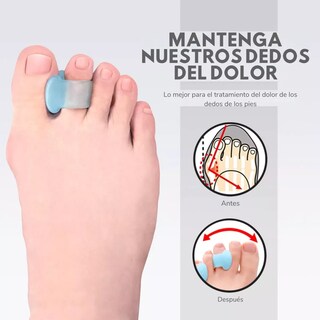 Foto 4 | Foto 4 | Corrector Separador Dedo Silicona Juanete Alivia Dolor 2 Par