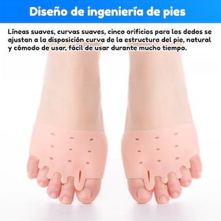 Foto 5 | Foto 5 | Separador Corrector Hallux Valgus Dedos Pies Silicon 1 Par