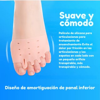 Foto 7 | Foto 7 | Separador Corrector Hallux Valgus Dedos Pies Silicon 1 Par
