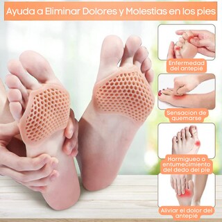 Foto 3 | Foto 3 | Separador Dedos Corrector Juanete Almohadilla Silicona 1par