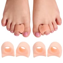 Corrector Separador Dedo Silicona Juanete Alivia Dolor 2 Par