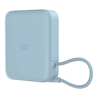Foto 3 | Foto 3 | Batería Power Bank Portátil Stf 10 000 Mah 20w Pd Cable Tipo C Integrado Color Azul